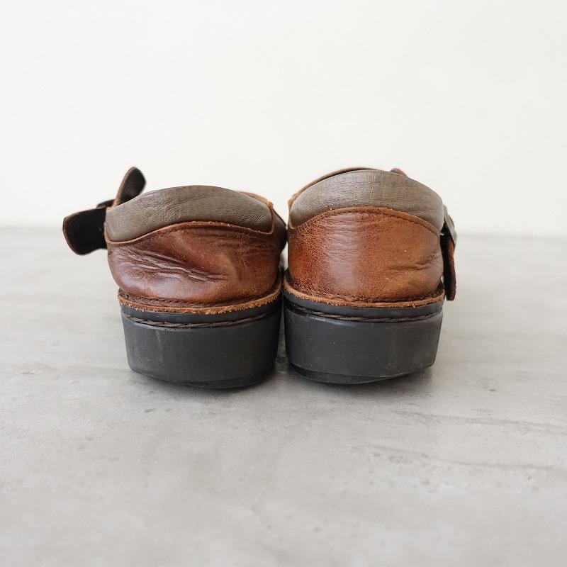 ナオト NAOT *OLGA ストラップシューズ 37/L6/23.5*レザー皮革ブラウン