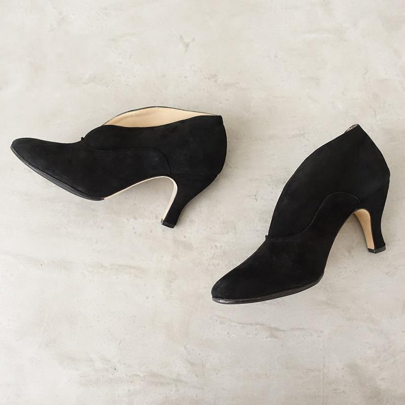 【極美品】repetto 黒 パンプス　スエード リボン　41 Repetto 〇レペット repetto CENDRILLON （ブラックスエード