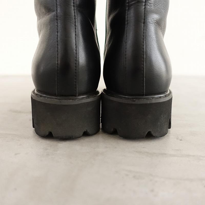 卑弥呼（HIMIKO） *レースアップブーツ 24.5/24.5*レザー皮革黒0925