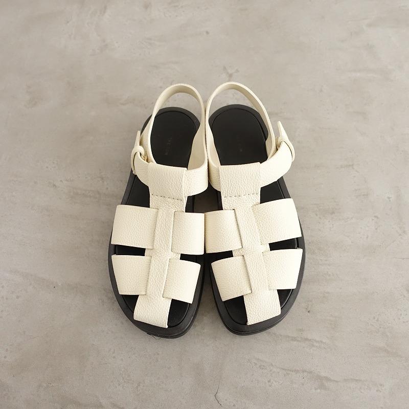 THE ROW（ザ ロウ） *フィッシャーマンサンダル 37.5/24*グルカレザー