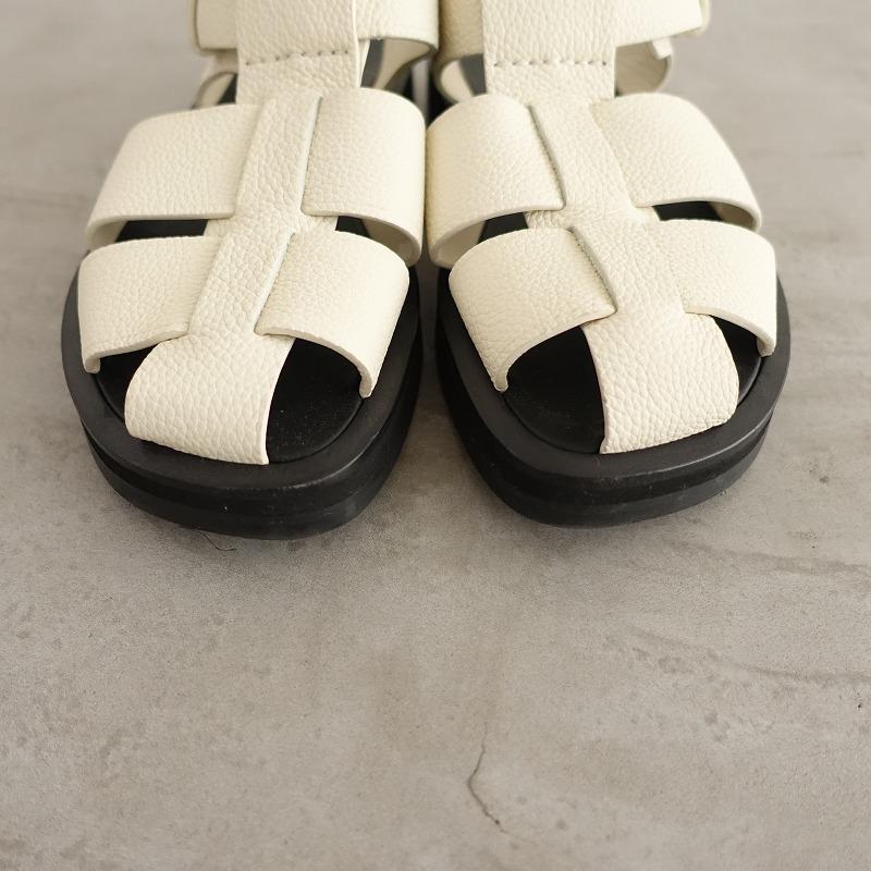 THE ROW ザロウ フィッシャーマンサンダル 37 THE ROW（ザ ロウ） *フィッシャーマンサンダル 37.5/24*グルカレザー