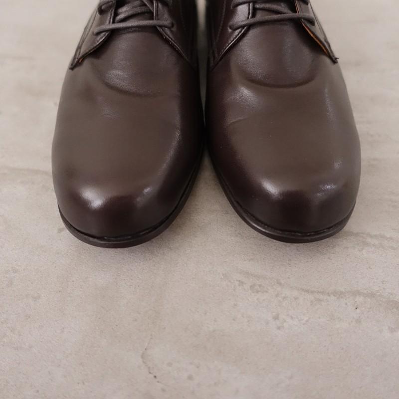 美品】ヒロフ HIROFU *レザーシューズ 22/22*皮革ダークブラウン1125