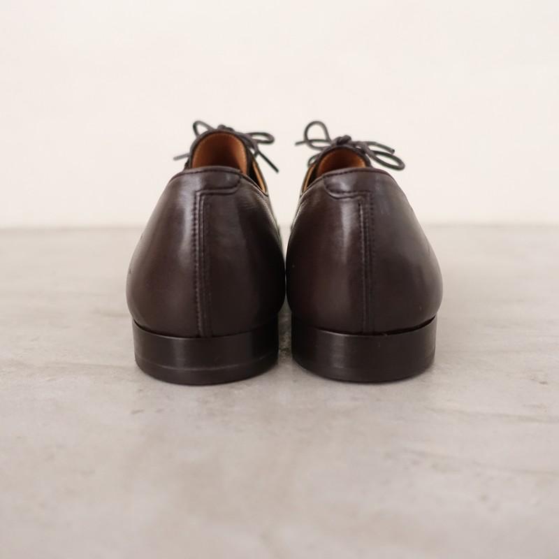 美品】ヒロフ HIROFU *レザーシューズ 22/22*皮革ダークブラウン1125