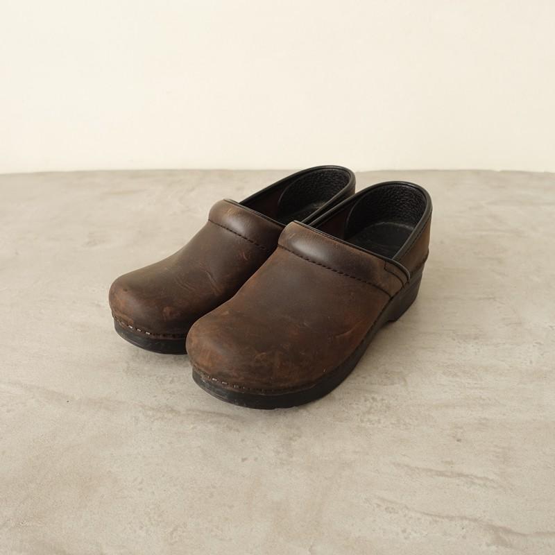 dansko（ダンスコ） *PROFESSIONAL サボサンダル 37/23.5*レザー皮革