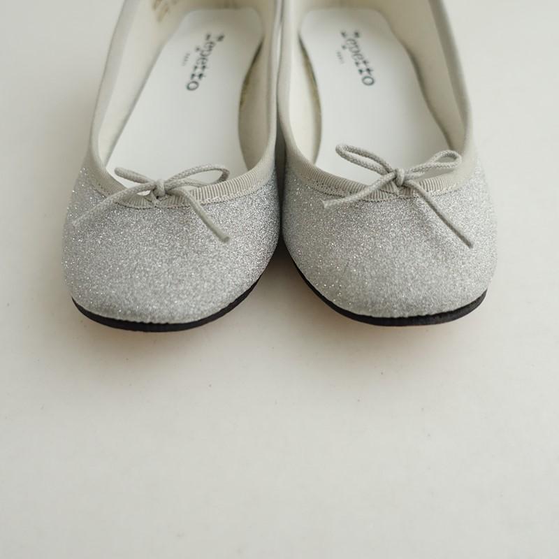【未使用/定価5.2万】レペット repetto *Camille バレリーナ ローヒールパンプス 36/22.5*シルバーラメ1225(sh10-2512-33)【10A62】_2
