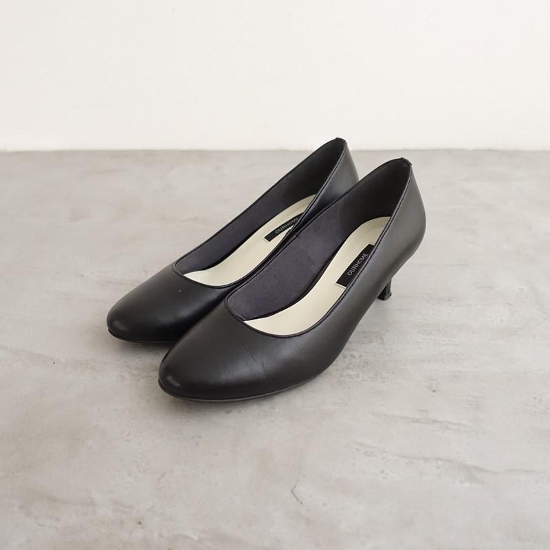 定価1.5万】アワーホームOURHOME *フォーマルに使えるレザーパンプス