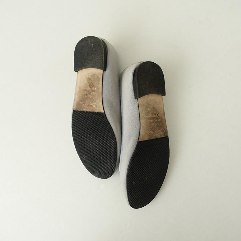 レペット repetto *バレエシューズ 36.5/23*スエード皮革ライトグレー