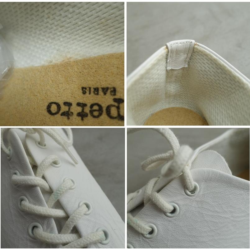 レペット repetto *Jazz シューズ 38/23.5*レザー皮革オフホワイト0126