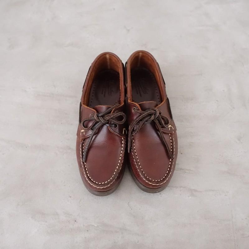 パラブーツ　Paraboot　赤レザー　デッキシューズ レディースデッキシューズ | パラブーツ日本公式オンラインストア