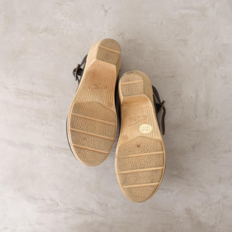 dansko（ダンスコ） *バックストラップサボ 36/23*レザー皮革黒0126