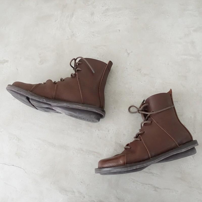 trippen（トリッペン） *Nomad ショートブーツ 36/23*レザー皮革ダーク