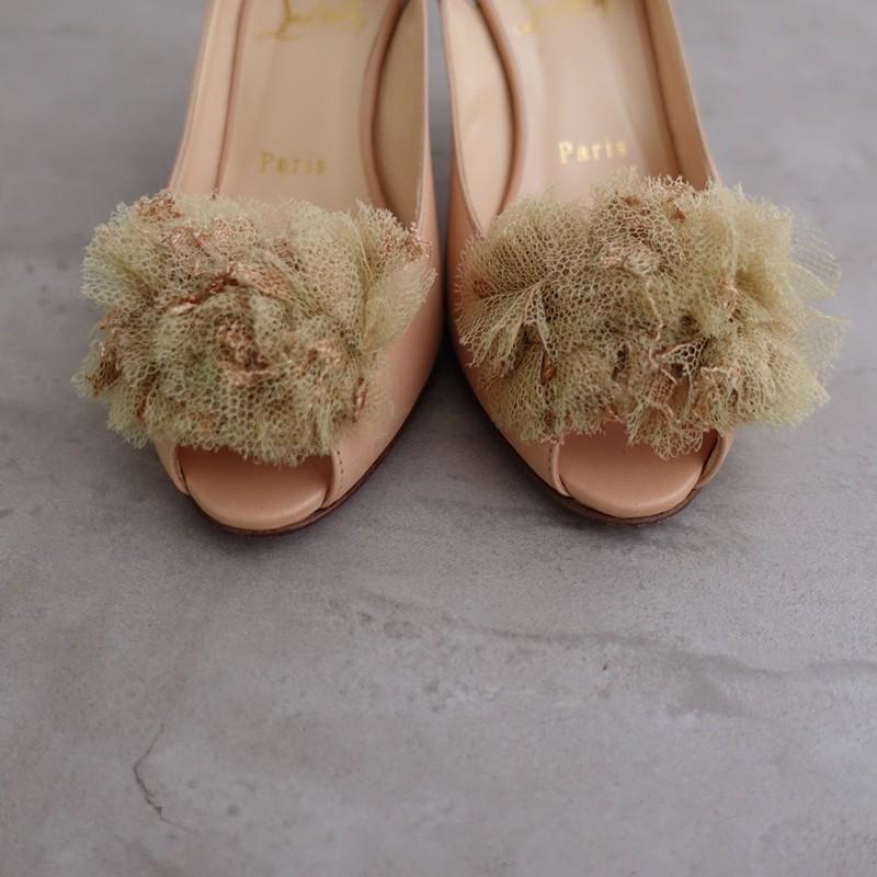 【未使用級】クリスチャン ルブタン バックストラップ パンプス 23.5㎝ 定価8.4万】クリスチャンルブタンChristian Louboutin*バック