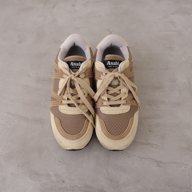 定価1.9万】アサヒ ASAHI *TRAINER-4 スニーカー 23.5/23.5*ブラウン 