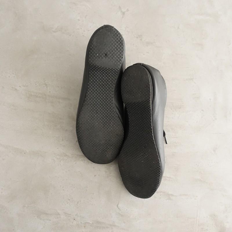 レペット repetto *Jazz レザーレースアップシューズ 38/24*皮革黒0226