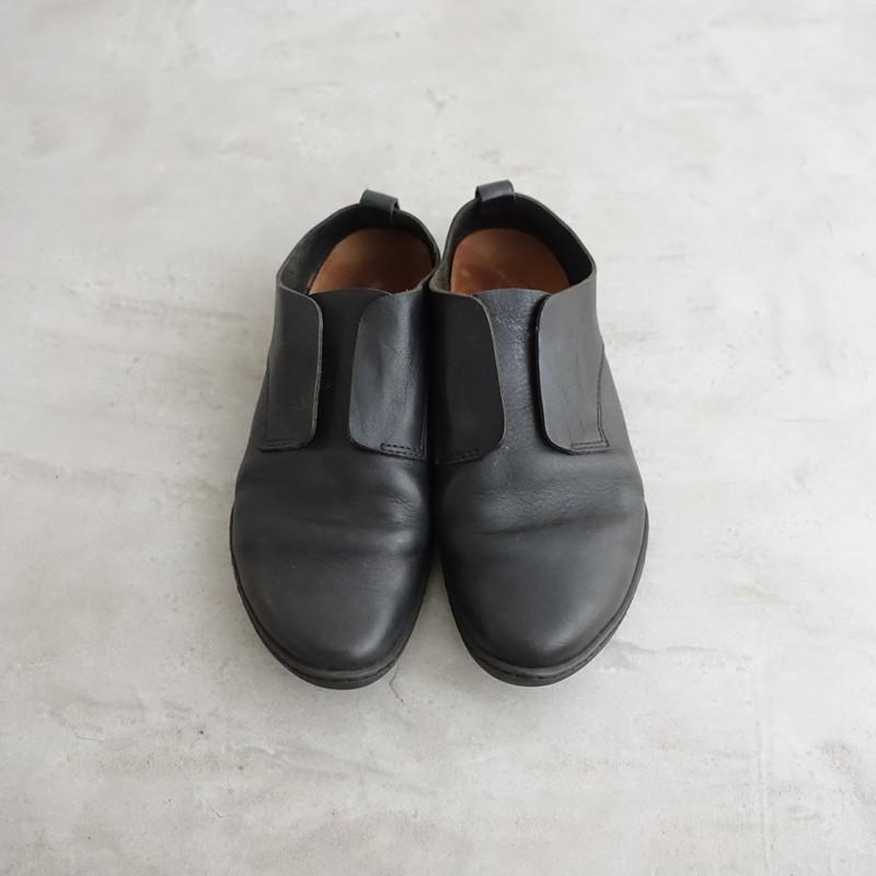 trippen（トリッペン） *Polo レザースリッポン 38/24*黒皮革0426(sh10 