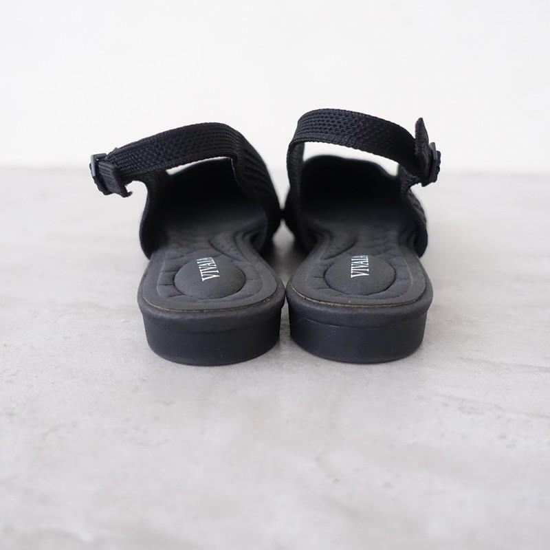 美品】ビバイア VIVAIA *バックストラップフラットパンプス EU37/US6.5