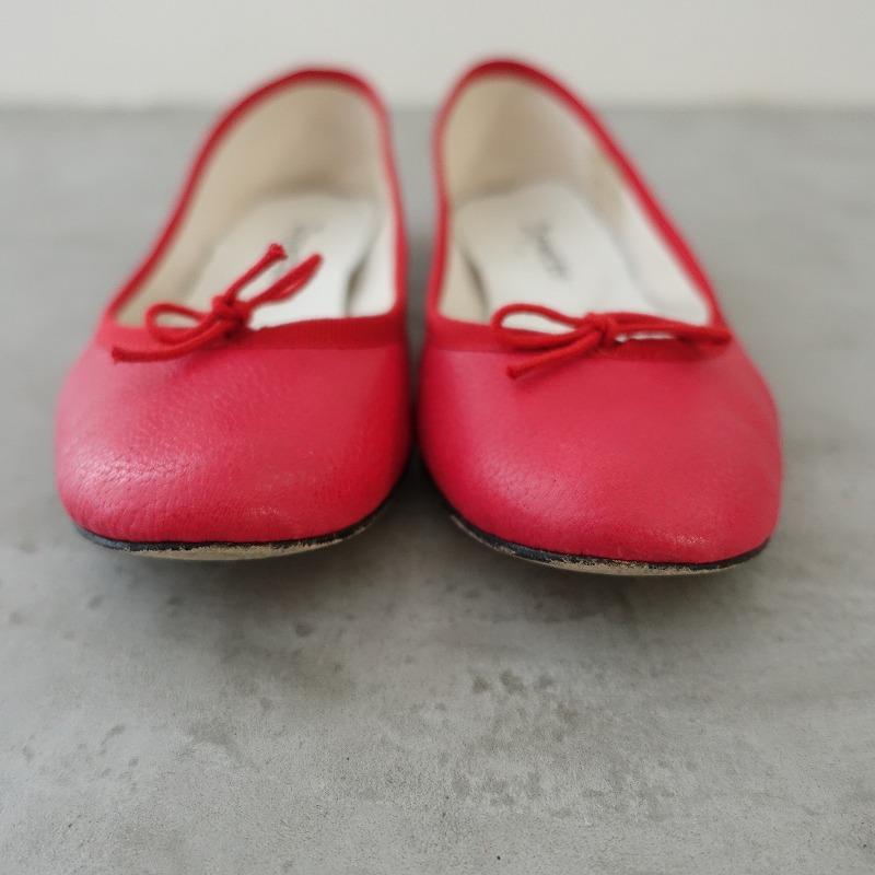 Repetto 赤 バレエシューズ 37 レインシューズ レッド Repetto