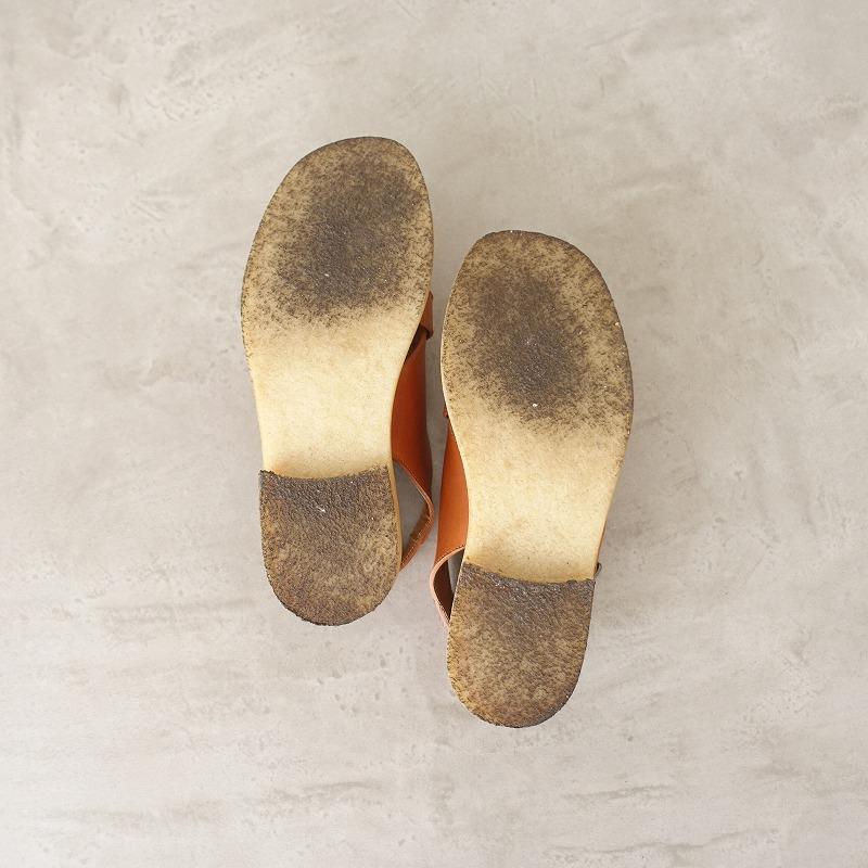 MARGARET HOWELL（マーガレットハウエル） *レザーメッシュサンダル 36