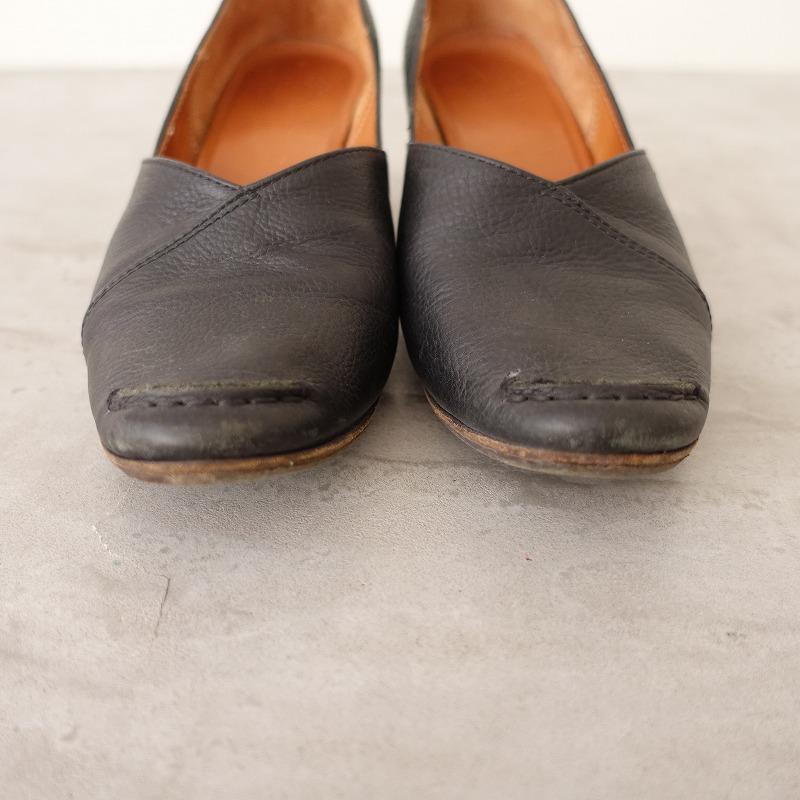 BUTTERO ブッテロ *レザーパンプス 37/23.5*黒ブラック皮革靴 BUTTERO ブッテロ *レザーパンプス 37/23.5*黒ブラック皮革靴