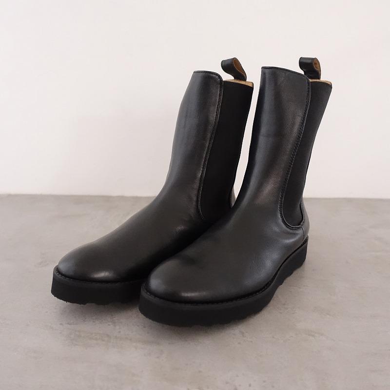 美品 サイズ6 約23cm カミナンド サイドゴアブーツ レザー