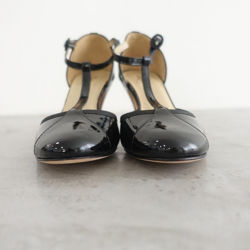 美品】レペット repetto *BAYA レザーTストラップパンプス 36/23*黒 