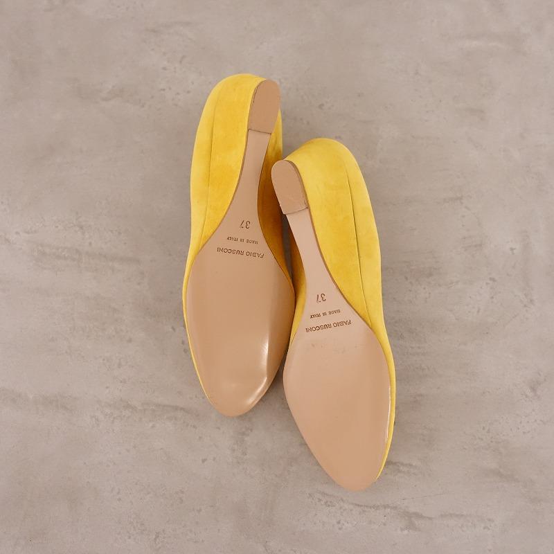 FABIO RUSCONI ファビオルスコーニ *1478 スウェードウェッジソール  