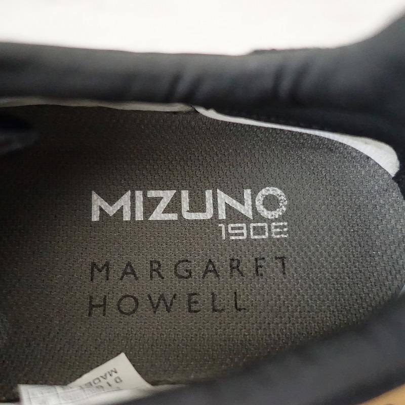 【定価1.9万】ミズノ×マーガレットハウエル MIZUNO×MARGARET HOWELL *MR1 スニーカー 37/23*黒靴シューズ