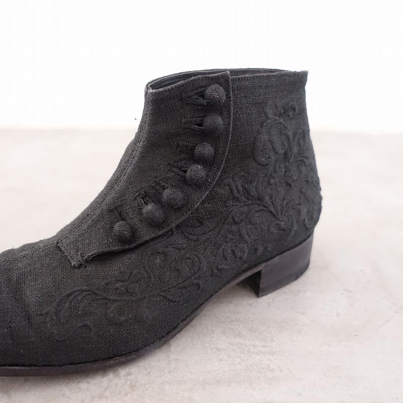 TACHINO CHIE BOTTILON ボタンブーツ 美品/定価21万】タチノチエ TACHINO CHIE *EMBROIDERED BOTTILON