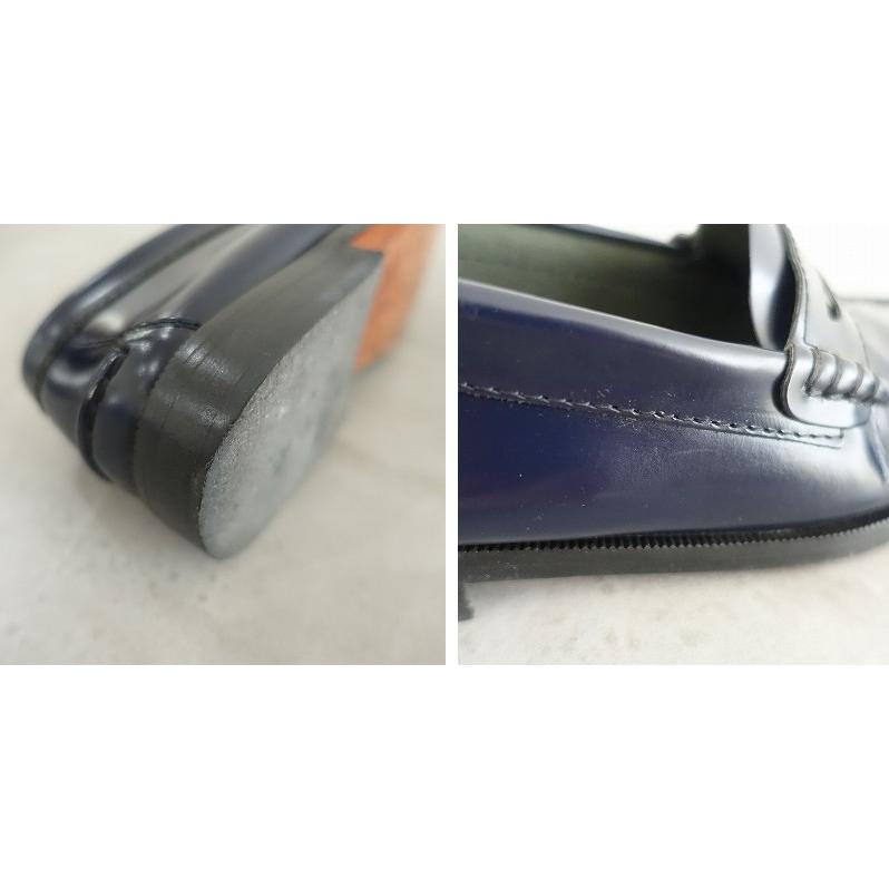 ARTESANOS（アルテサノス） *レザーコインローファー 38/24*ネイビー