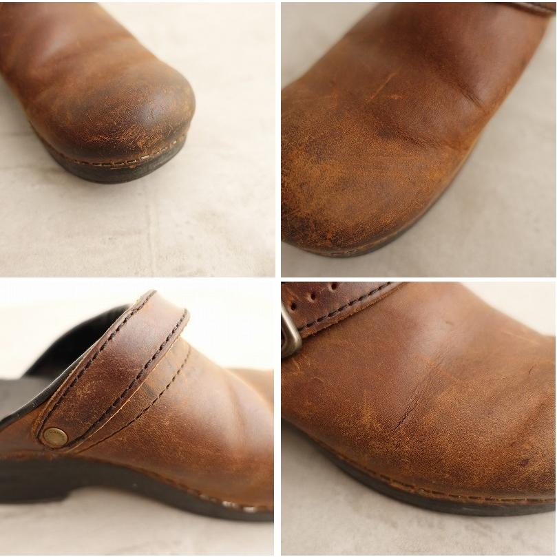 dansko（ダンスコ） *INGRID レザーサンダル 39/24*ブラウン皮革靴 