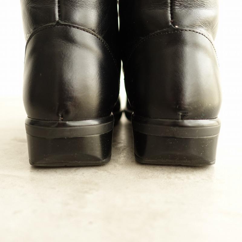 ナオト NAOT *LEVANTO レザーレースアップブーツ 36/23*ブラック皮革靴  