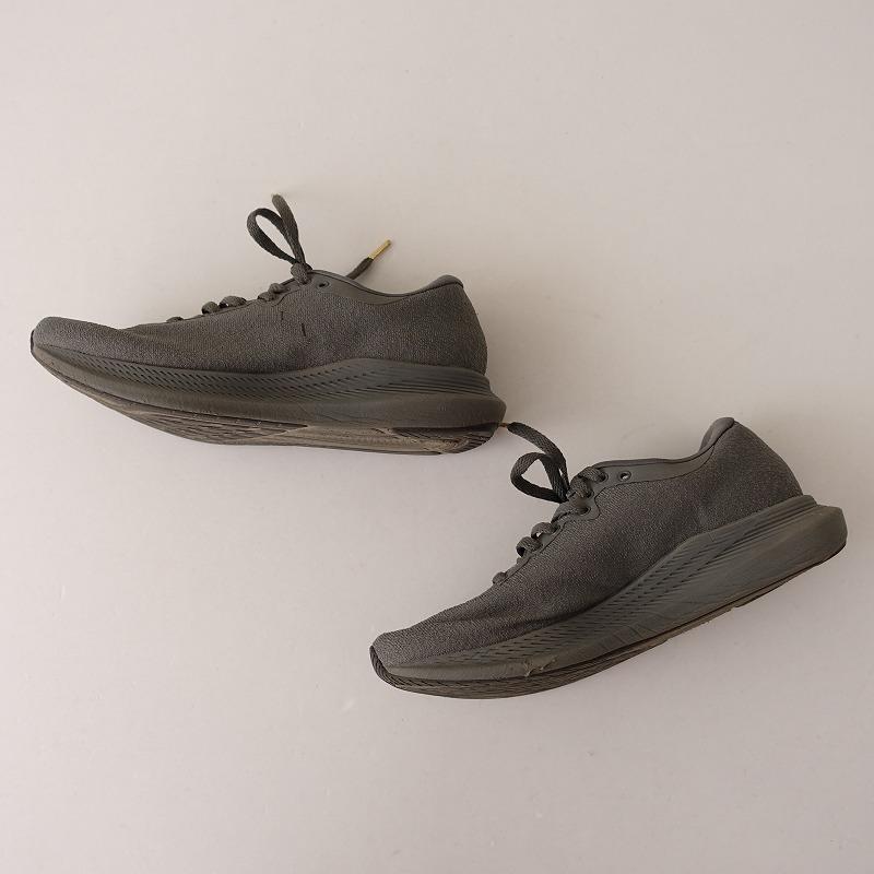 定価1.3万】ウノハ UNOHA *CORON 2 スニーカー 38/24*グレー軽量靴 