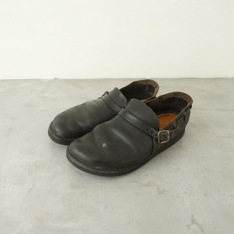 オーロラシューズ ミドルイングリッシュ 本革 24 ブラック 7D オーロラシューズ AURORA SHOES Middle English ミドル