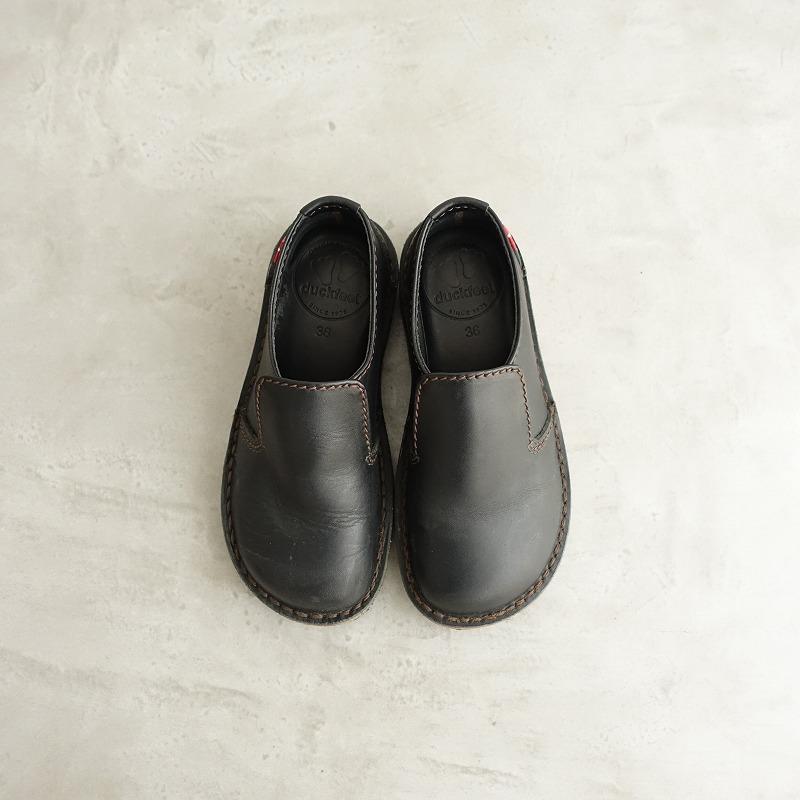 //【定価2.8万】ダックフィート duckfeet *Falster レザースリッポン 36/23*ダークブラウン皮革靴シューズ(sh5-2312-6)【22L32】｜drop-kaitori｜02