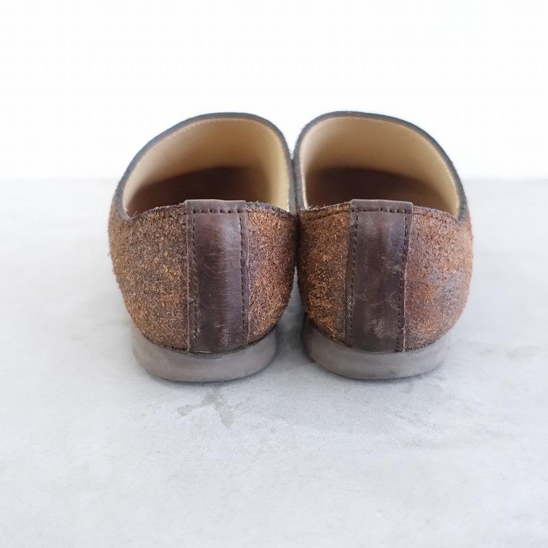 ナカムラ nakamura *スリッポン 24.5*ブラウン皮革靴レザー