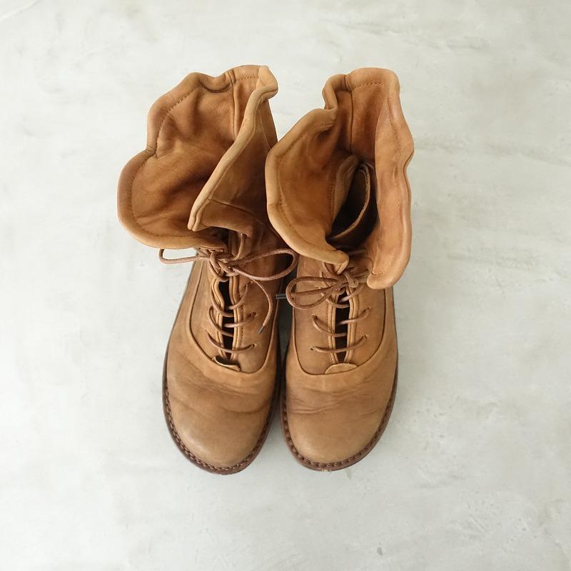 【 24.0 】 TRIPPEN トリッペン レザー ローカット ブーツ trippen //トリッペン *レザーレースアップブーツ 37/24