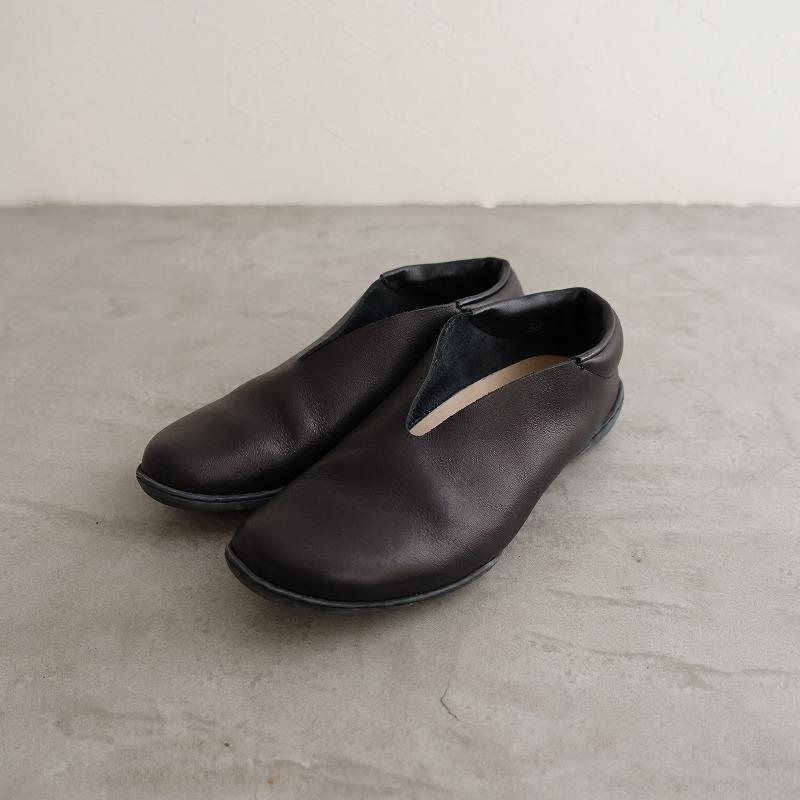 trippen 【定価6.4万】トリッペン *レザースリッポン 38/24.5*黒