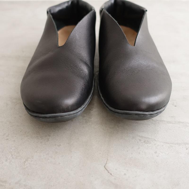 trippen 【定価6.4万】トリッペン *レザースリッポン 38/24.5*黒