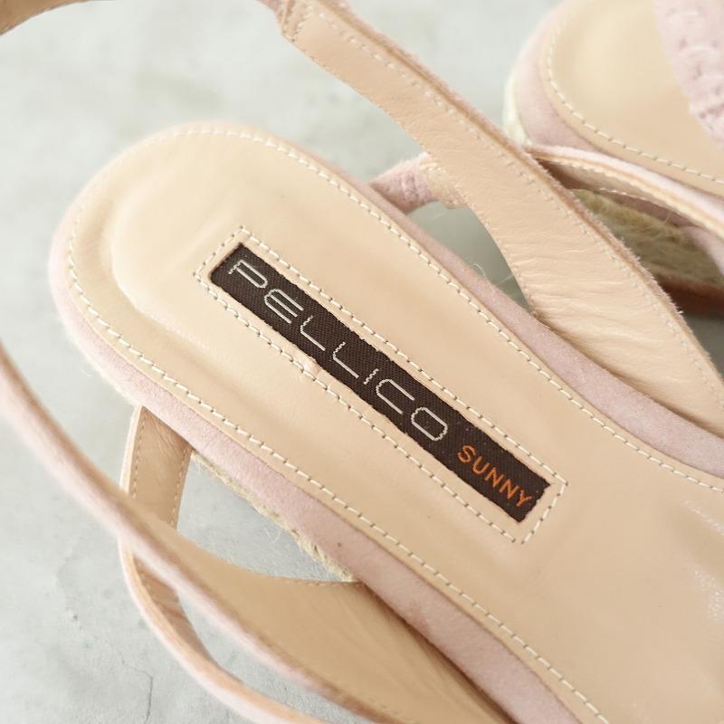 PELLICO SUNNY アンクルストラップサンダル 37 ホワイト アカシア
