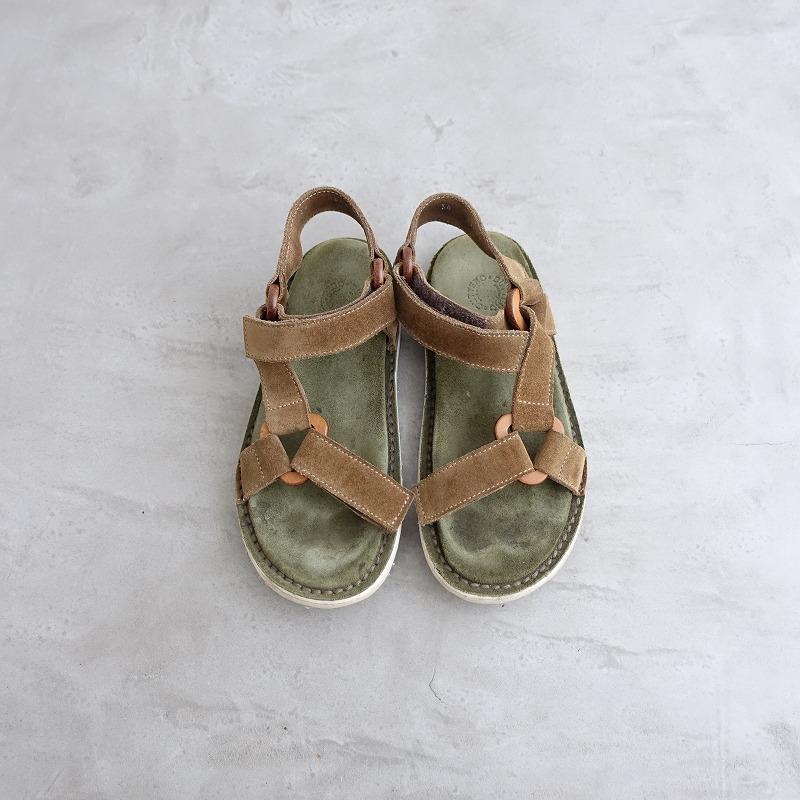 BUTTERO ブッテロ *スエードサンダル 36/23*フラットブラウン