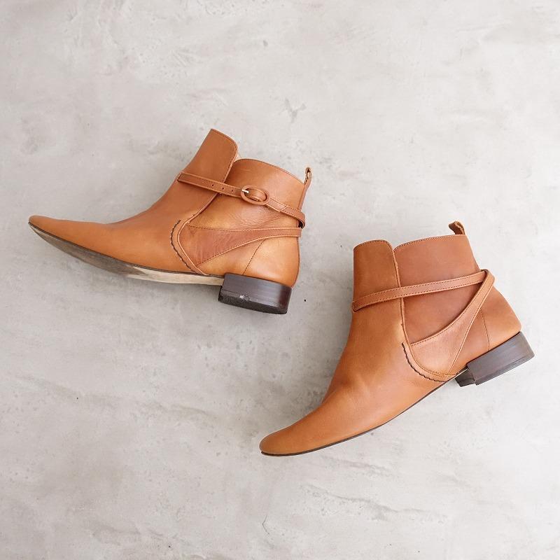 レペット repetto *ショートブーツ 38/23.5*アンクル丈