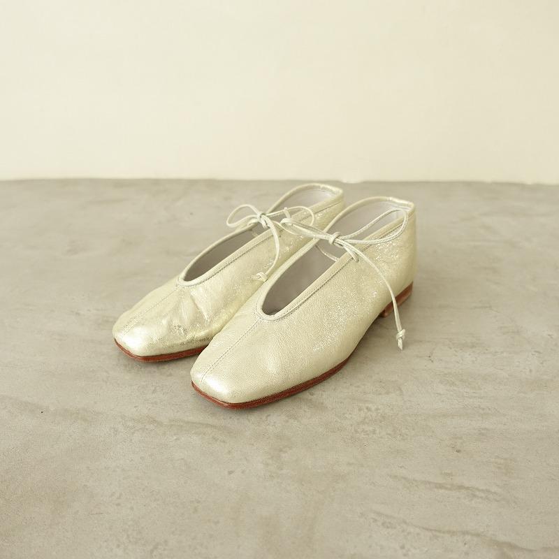 定価2.2万】スイ SUI *LACE UP BALLET バレエシューズ 2.5/23*レザー