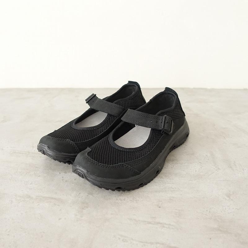 Salomon メリージェーンメッシュストラップ付きスニーカー 23㎝黒