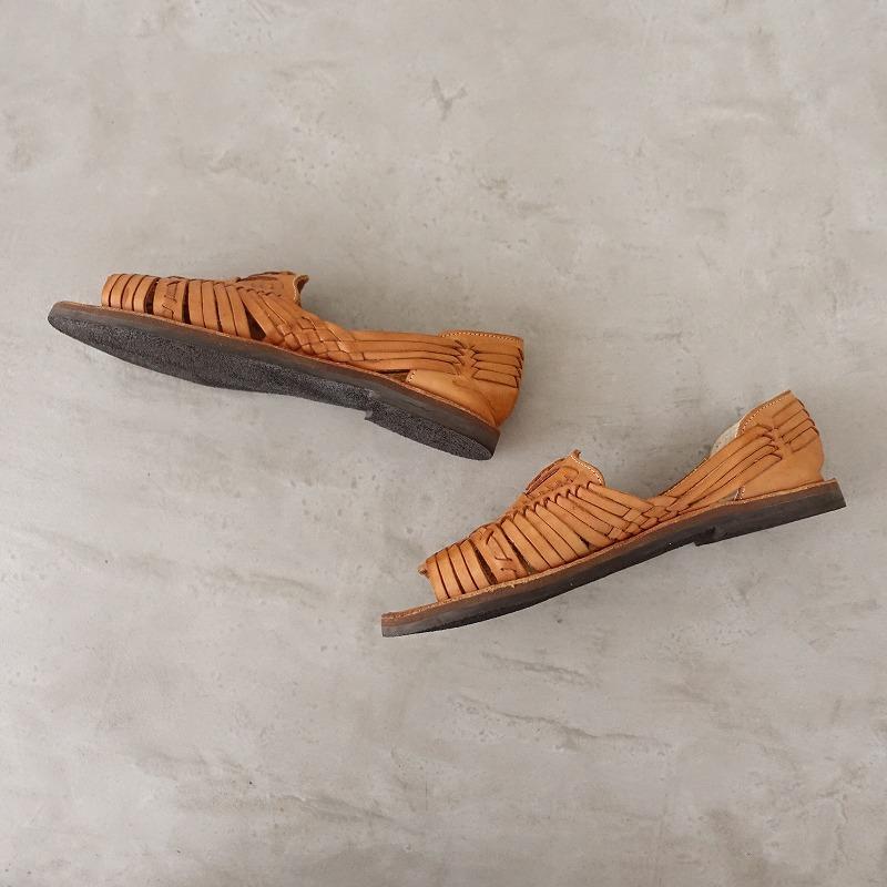 CHAMULA（チャムラ） *レザースリッポンサンダル 25/24.5*オープントゥ