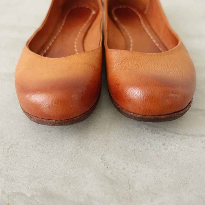 パラスパレス Pal'las Palace *レザーフラットパンプス 24*皮革