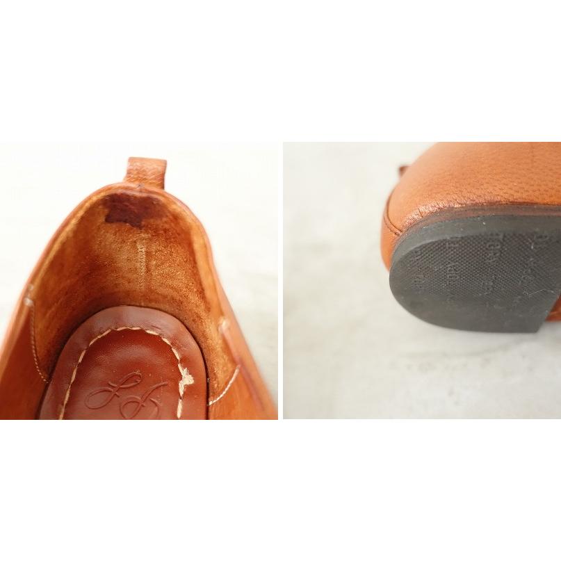 パラスパレス Pal'las Palace *レザーフラットパンプス 24*皮革