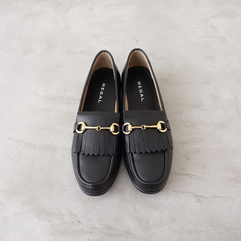 美品/定価2.3万】リーガル REGAL *ビット付きキルトローファー 23.5 