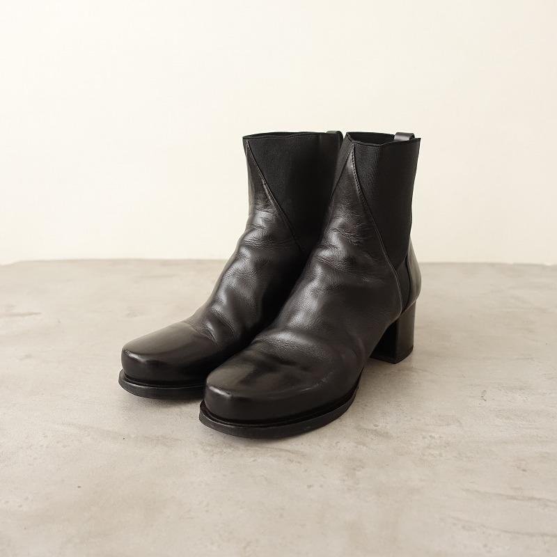 ジルサンダー JIL SANDER *サイドゴアショートブーツ 37/23.5*レザー