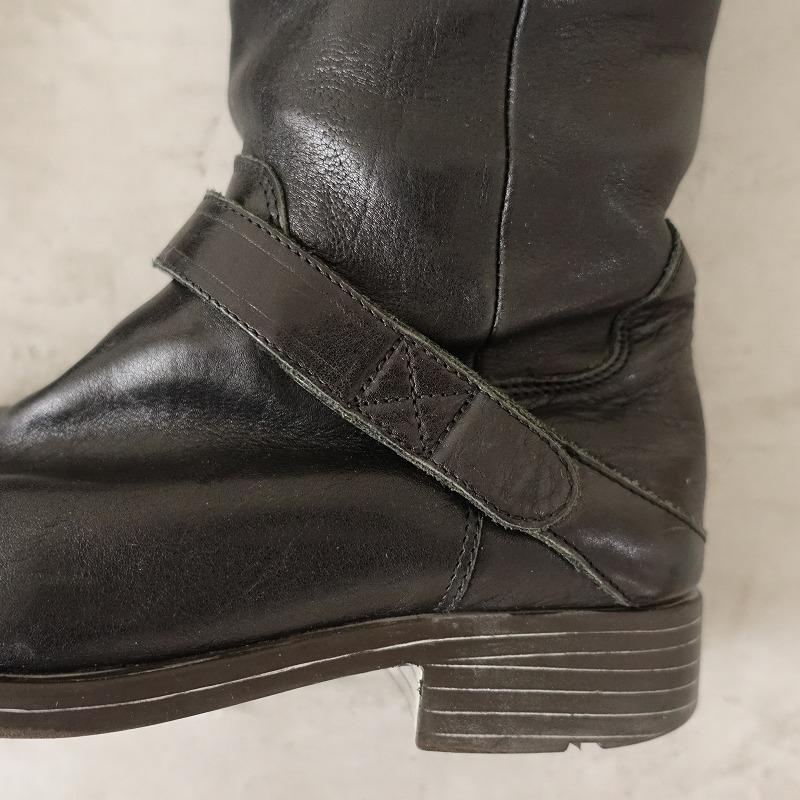 カンペール CAMPER *ミドルブーツ 39/24*レザー皮革黒0825(sh7