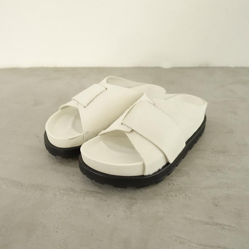 ジルサンダー JIL SANDER *サンダル 35/23.5*皮革アイボリー0925(sh7